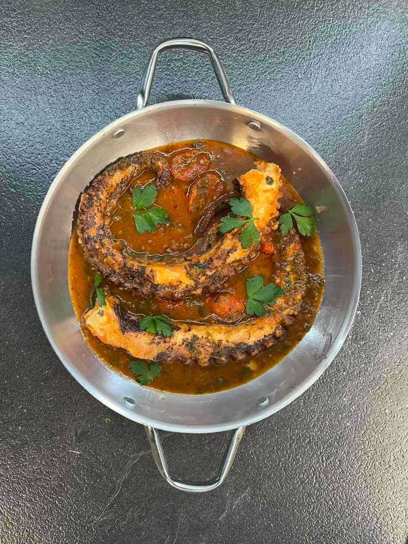 Octopus in tomato sauce